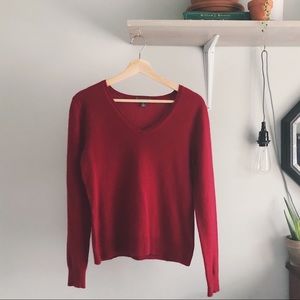 Red Cashmere Sweater | Apt. 9